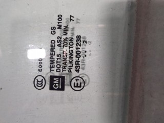 Стекло боковой двери правое заднее, ориг. номер 22860297, Chevrolet Volt 2010-2015