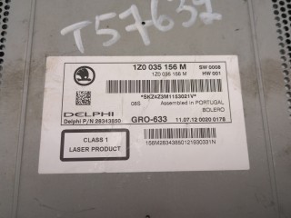 Магнитола, ориг. номер 1Z0035156M, Skoda Octavia 2008-2013