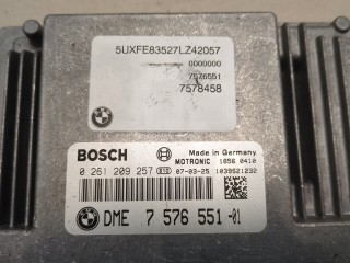 Блок управления двигателем, ориг. номер 0261209257, 12147576551, 7576551, BMW X5 E70 2006-2010