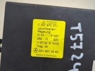 Блок управления светом, ориг. номер 2208203685, Mercedes S W220 2002-2005