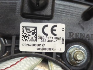 Подушка безопасности водителя, ориг. номер 985706588R, Renault Clio 2016-2019