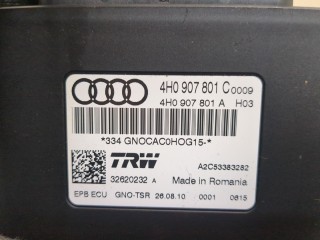 Блок управления стояночным тормозом, ориг. номер 4H0907801C, Audi A8 2009-2014
