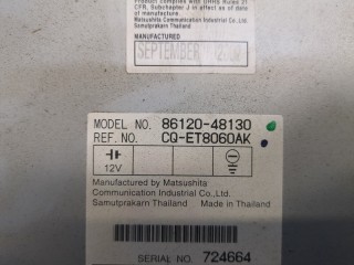 Магнитола, ориг. номер 8612048130, Toyota Highlander 2000-2003