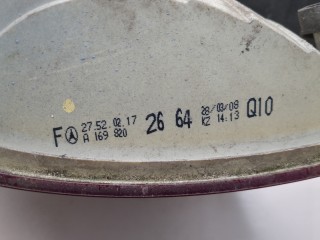 Фонарь (задний) правый, ориг. номер A1698202664, Mercedes B W245 2005-2008