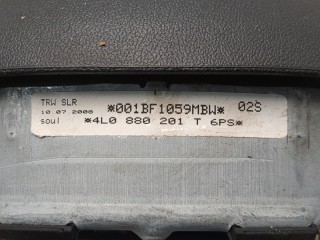 Подушка безопасности водителя, ориг. номер 4L0880201T, Audi Q7 2005-2009