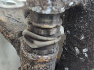 Суппорт правый задний, ориг. номер 440018805R, 440018001R, Renault Megane 2013-2016