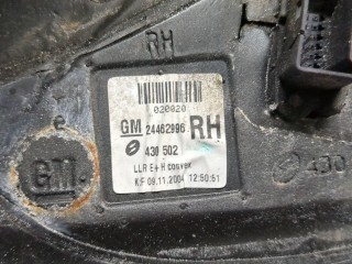 Зеркало боковое правое, ориг. номер 24462996, Opel Astra 1998-2009