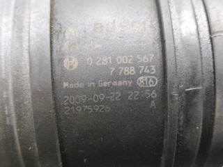 Измеритель потока воздуха (расходомер), ориг. номер 0281002567, 7788743, BMW 3 серия 2006-2010