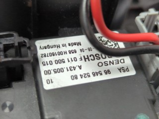 Двигатель отопителя (моторчик печки), ориг. номер 9654652480, F011500015, Citroen C4 Picasso 2006-2013