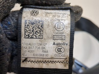 Ремень безопасности правый передний, ориг. номер 1K4857706BK, 618090800, Volkswagen Golf 6 2008-2012