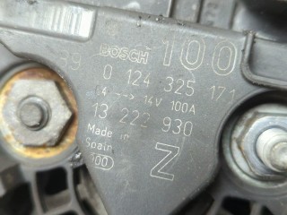 Генератор, ориг. номер 0124325171, 13222930, 93190138, Opel Astra 1998-2009