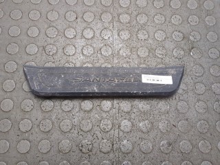 Накладка на порог левая задняя, ориг. номер 858784Z000, Hyundai Santa Fe 2012-2016