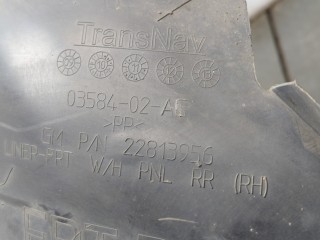 Защита арок (подкрылок) правая передняя, ориг. номер 23153555, 22813956, Chevrolet Volt 2010-2015