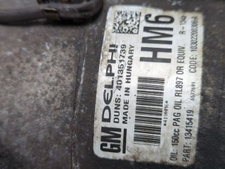 Компрессор кондиционера, ориг. номер 93168630, Opel Zafira B 2008-2014