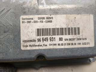 Дисплей компьютера (информационный), ориг. номер 9664993180, Citroen C5 2007-2017