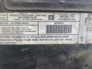 Корпус воздушного фильтра, ориг. номер 15810294, Chevrolet TrailBlazer 2001-2006