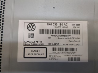 Магнитола, ориг. номер 1K0035180AC, Volkswagen Passat 2005-2010