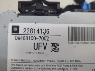 Магнитола, ориг. номер 22814136, Chevrolet Volt 2010-2015