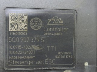 Блок АБС, насос (ABS, ESP, ASR), ориг. номер 5Q0907379S, Volkswagen Golf 2012-2017