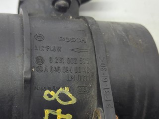 Измеритель потока воздуха (расходомер), ориг. номер A6460940048, 0281002535, Mercedes C W203 2000-2004