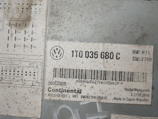 Магнитола, ориг. номер 1T0035680C, Volkswagen Touran 2006-2010