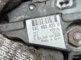 Генератор, ориг. номер 03C903023D, 0124325128, Skoda Roomster 2006-2010