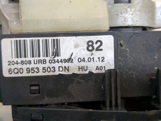 Переключатель поворотов и дворников (стрекоза), ориг. номер 6Q0953503, Skoda Fabia 2010-2014