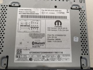 Магнитола, ориг. номер 07356350720, Jeep Renegade 2014-2019