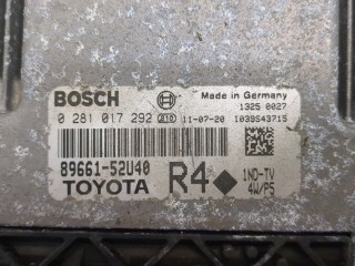 Блок управления двигателем, ориг. номер 8966152U40, 0281017292, Toyota Urban Cruiser 2008-2014