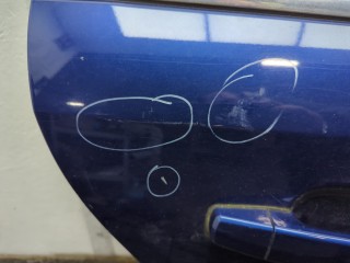 Дверь боковая (легковая) правая задняя, ориг. номер 128140, Opel Vectra 2002-2005