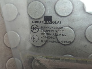 Стекло боковой двери правое переднее, ориг. номер 96541676, Chevrolet Aveo (T250 / 255) 2006-2012