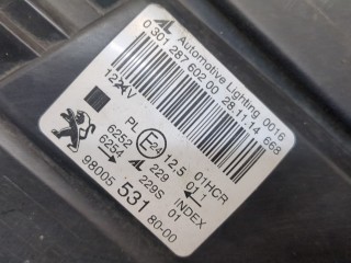 Фара (передняя) правая, ориг. номер 9800553180, Peugeot 308 2013-2017