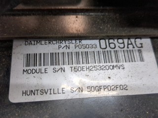 Блок управления двигателем, ориг. номер 5000MVSA, 05033069AG, Chrysler PT Cruiser 2000-2006