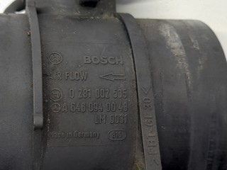 Измеритель потока воздуха (расходомер), ориг. номер A6460940048, 0281002535, Mercedes C W203 2000-2004