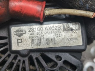 Генератор, ориг. номер 23100AX62B, 308085376, Nissan Note E11 2005-2008