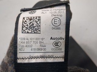 Ремень безопасности левый передний, ориг. номер 1K4857705BH, 618090800, Volkswagen Golf 6 2008-2012