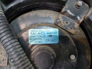 Вентилятор радиатора, ориг. номер 2538007000, KIA Picanto 2004-2007