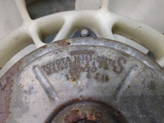 Вентилятор радиатора, ориг. номер 163630D070, Toyota Corolla 2000-2004