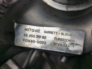 Турбина, ориг. номер 9836081180, 9845031980, 1654509180, Peugeot 308 2017-2022