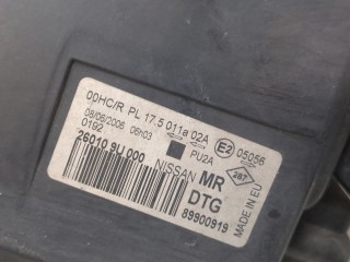 Фара (передняя) правая, ориг. номер 26010BH00A, Nissan Note E11 2008-2013