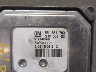 Блок управления двигателем, ориг. номер 55351703, Opel Zafira 1999-2003