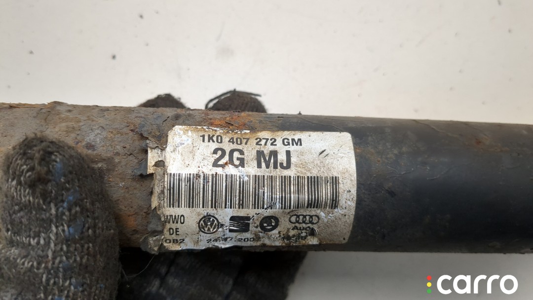 Полуось (приводной вал, шрус) правая передняя Audi A3 2004-2008, МКПП, 1K0407272GM, фото 4