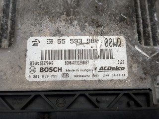 Блок управления двигателем, ориг. номер 55596980, 0281019795, Opel Corsa 2011-2014