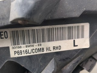 Фара (передняя) левая, ориг. номер 33151SWWE01, Honda CR-V 2006-2009