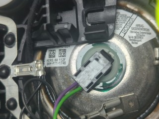 Подушка безопасности водителя, ориг. номер 32306791332, 6791332, BMW 3 серия 2008-2013