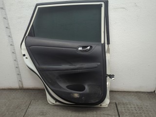 Ручка двери наружная левая задняя, ориг. номер 806114EA0A, 806404EA1B, Nissan Pulsar 2014-2018