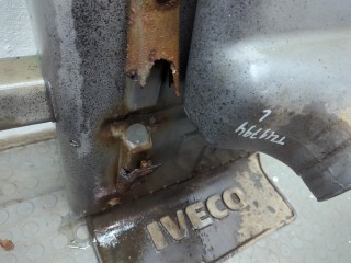 Крыло кабины левое заднее, Iveco EuroCargo 1991-2000