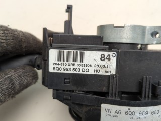 Переключатель поворотов и дворников (стрекоза), ориг. номер 6Q0953503DQ, Skoda Fabia 2010-2014