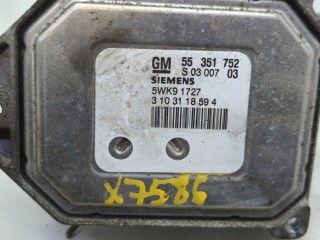 Блок управления двигателем, ориг. номер 55351752, Opel Zafira 2003-2006