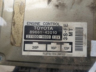 Блок управления двигателем, ориг. номер 8966142010, 2110001600, Toyota RAV4 1994-1997
